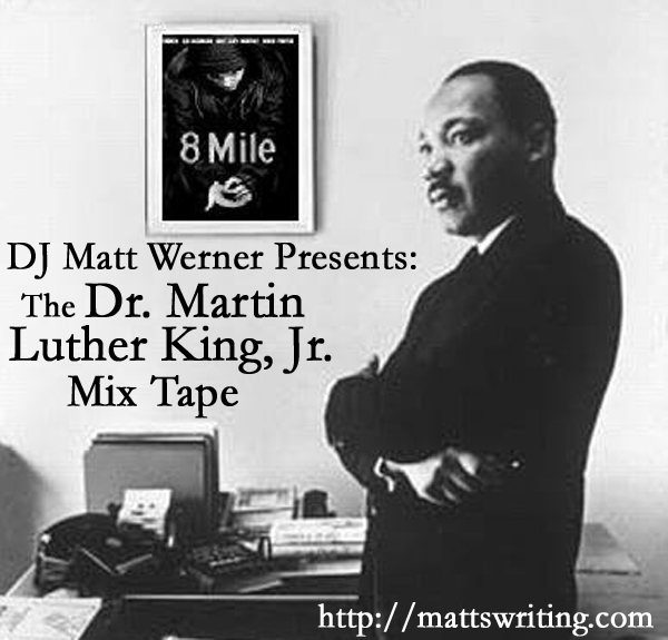 Click on image to download Dr. King mixes. (7 tracks, 55 MB)